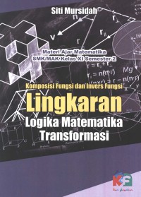 Materi ajar matematika SMK/MAK kelas XI semester 2 : komposisi fungsi dan invers fungsi, lingkaran, logika matematika, transformasi