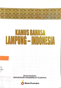 Kamus Bahasa Lampung - Indonesia